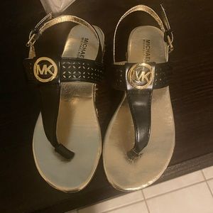 Girls size 1 Michael Kors sandals.